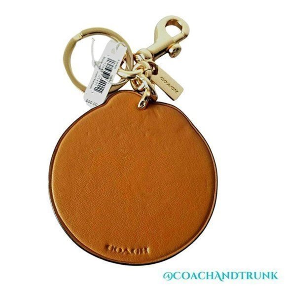 NWT COACH Leather California Bag Charm or Keychain - Picture 3 of 4